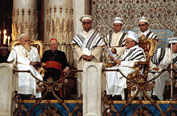 The Pope in a Synagogue