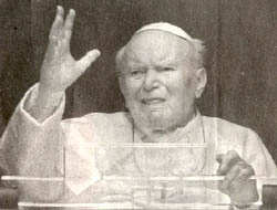 John Paul II days before his death