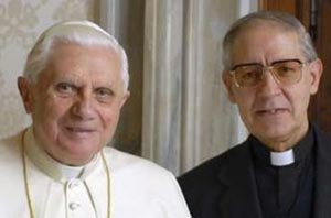 Benedict XVI and Nicolas