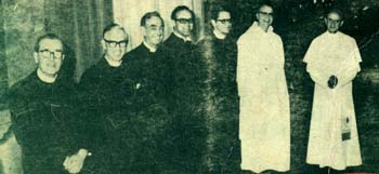 Paul VI with protestants of the Bugnini Commission