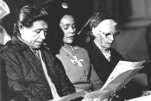 Cesar Chavez, Coretta King, Dorothy Day