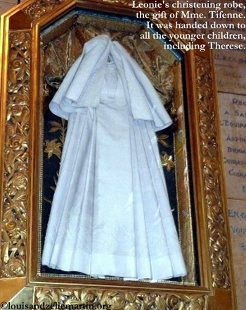 the baptismal gown