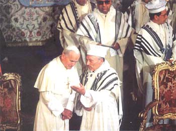 John Paul II visit to the synagogue