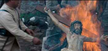 For greater glory burning crucifix