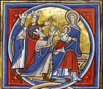 christ eucharist as infant