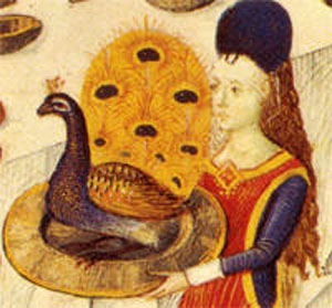 medieval peacock feast