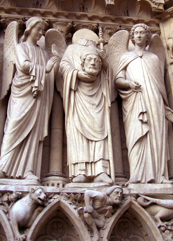 St Denis at Notre Dame Cathedral
