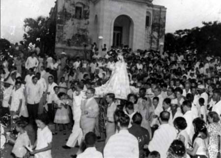 Procession Virgen de las Nieves Cuba