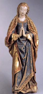 Castile medieval statue Virgin Mary