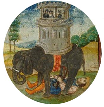 Eleazar dies under the elephant