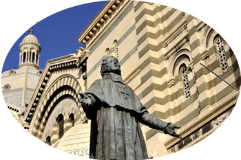 Mgr. Francois-Xavier de Belsunce monument in Marseilles