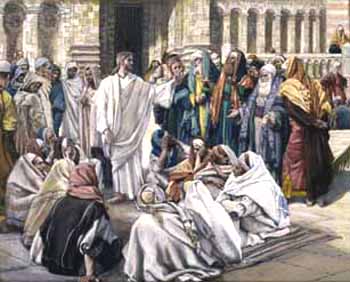 Pharisees question Jesus Christ