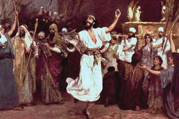 dancing david ark before king dance covenant dances jerusalem danced catholic religious peace pray millennium third mary woman today into