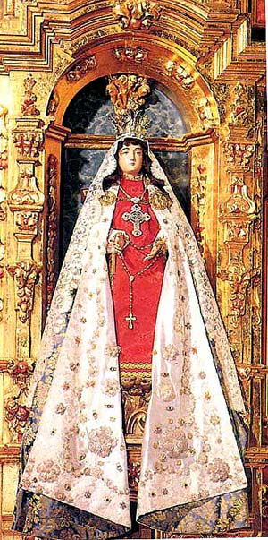 La Conquistadora, the Modonna brought by Fray Alonzo Benavidez