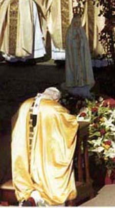JPII entrusts the world to Our Lady, October 2009