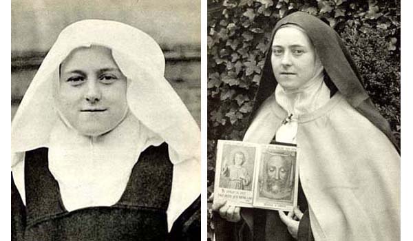 Two photographs of St Therese de Lisieux