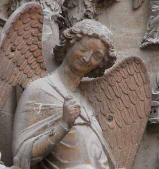 L'ange au sourire, the smiling angel of Reims