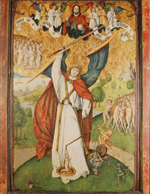 St. Michael weighing souls