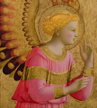Angel by Fra Angelico, Annunciation