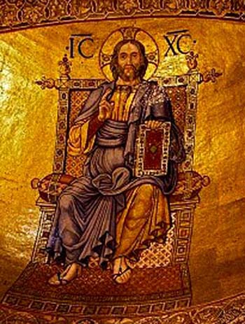 Pantocrator Christ - Cathedral of Brani, Italy