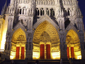 Cathedral Amiens west facade