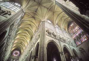 Cathedral Amiens ceiling