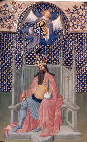 Emperor Charlemagne, throne