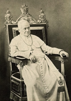 A photograph of Pius IX