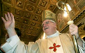 Cardinal Law at St Mary Major Basilica