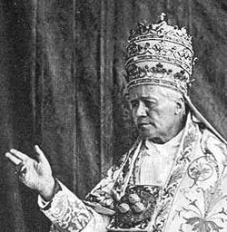 A photograph of Pius X